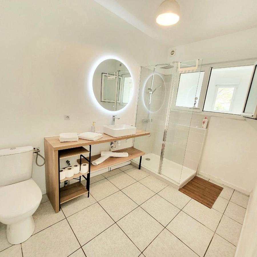 Bel Appartement Avec Jardin De 30M2 , Climatise Avec Parking Et Arrivee Autonome Cabestany Exterior foto